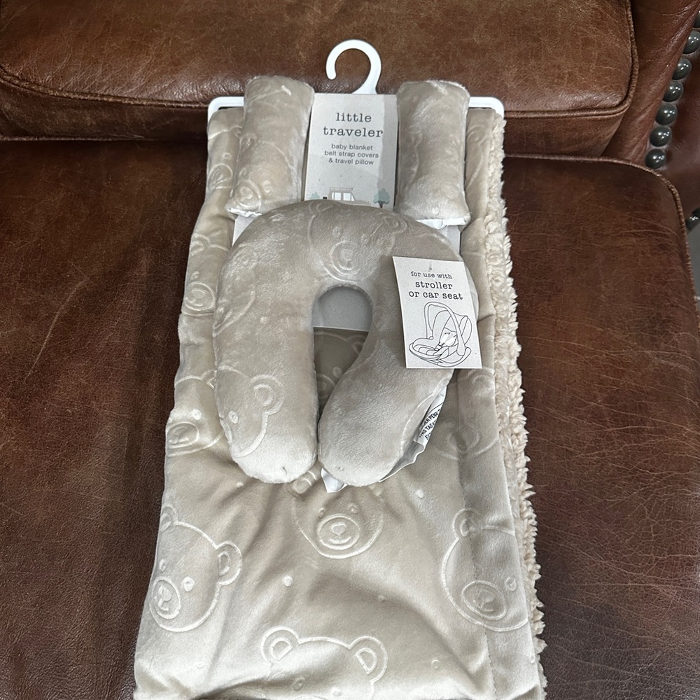Little Traveler Baby Blanket Travel Set